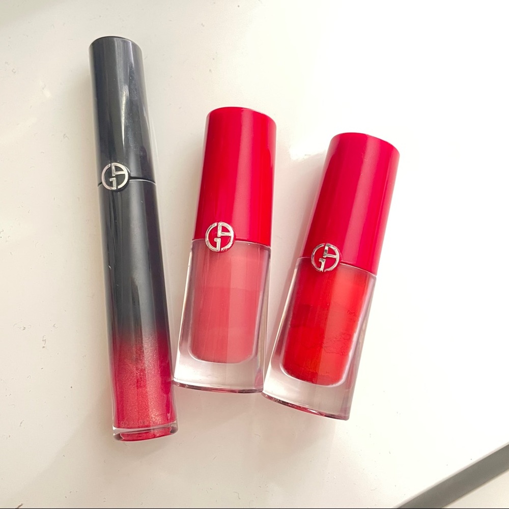 Armani lip liquid lipsticks bundle